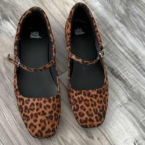 Wild Fable Animal Print Mary Jane Shoes MAKE OFFERS!!!
